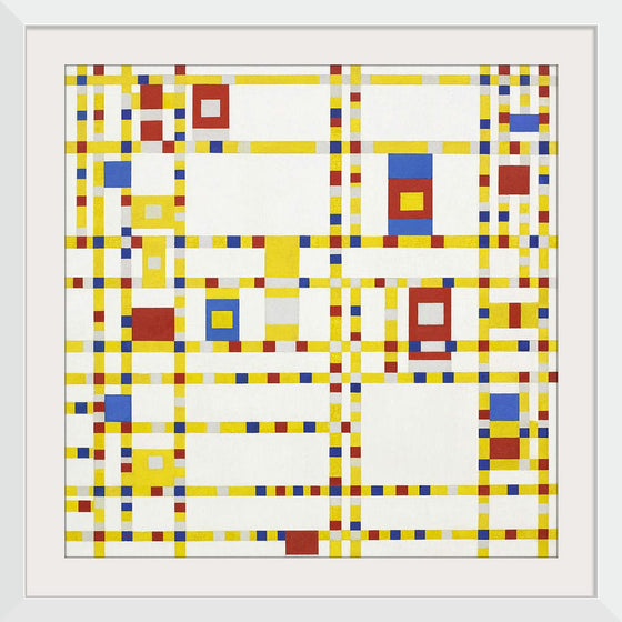 “Broadway Boogie-Woogie (1942-1943)“, Piet Mondrian
