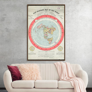  Alexander Gleason's New Standard Map of the World
