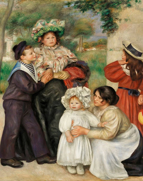 "The Artist's Family (La Famille de l'artiste) (1896)", Pierre-Auguste Renoir