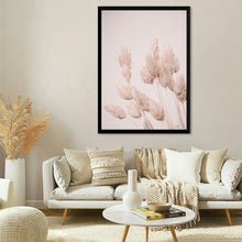  “Wistful Neutral” by Nathan Larson invites you into a serene world where nature’s whispers echo through delicate wisps of pampas grass. This exquisite print captures the ethereal grace of minimalist artistry—a soft, neutral palette that soothes the soul. Against a light pink backdrop, the grass dances, its feathery strands revealing stories of quiet beauty.
