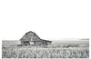 “Leaning Barn BW“, Nathan Larson