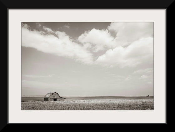 “Leaning Barn Field III“, Nathan Larson