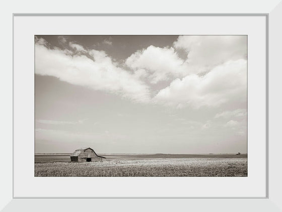 “Leaning Barn Field III“, Nathan Larson