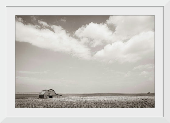 “Leaning Barn Field III“, Nathan Larson