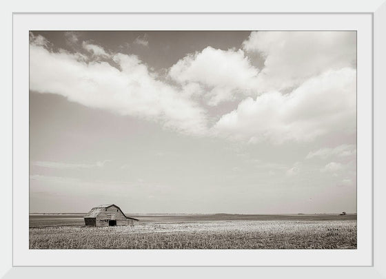 “Leaning Barn Field III“, Nathan Larson