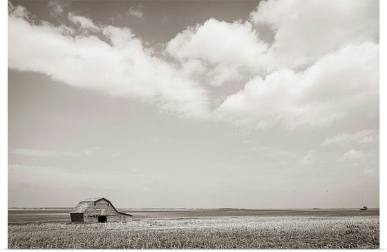 “Leaning Barn Field III“, Nathan Larson