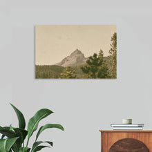  Discover the serene beauty of "Mountainous II" by Nathan Larson. This captivating print showcases a majestic mountain peak, its rugged contours softened by the warm glow of the setting sun. The dense forest in the foreground adds a touch of mystery, inviting you to explore the hidden depths of the wilderness. Larson's masterful use of light and shadow creates a sense of tranquility and peace, transporting you to a breathtaking natural landscape.