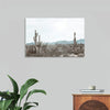 Immerse yourself in the breathtaking beauty of the desert with “Sonoran Wonderland” by Nathan Larson. This stunning photographic print captures the serene and majestic landscape of the Sonoran Desert, showcasing its unique flora and dramatic skies. The vibrant colors and intricate details bring the scene to life, making it a perfect addition to any room.