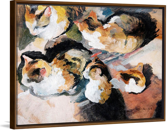 "Katzenstudien (Study of a Cat)", August Macke