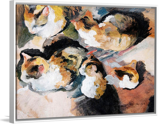 "Katzenstudien (Study of a Cat)", August Macke