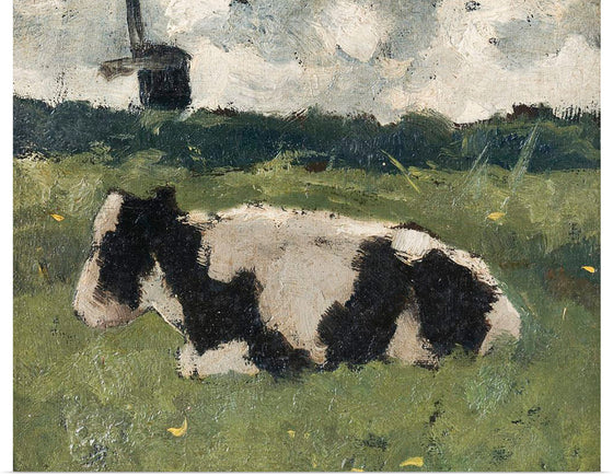 "Resting Cow with a Mill", Richard Roland Holst