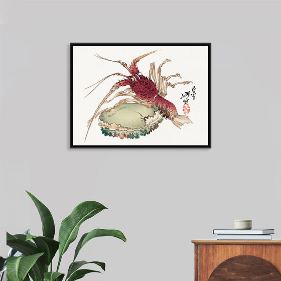 "Lobster and Abalone", Tsukioka Yoshitoshi