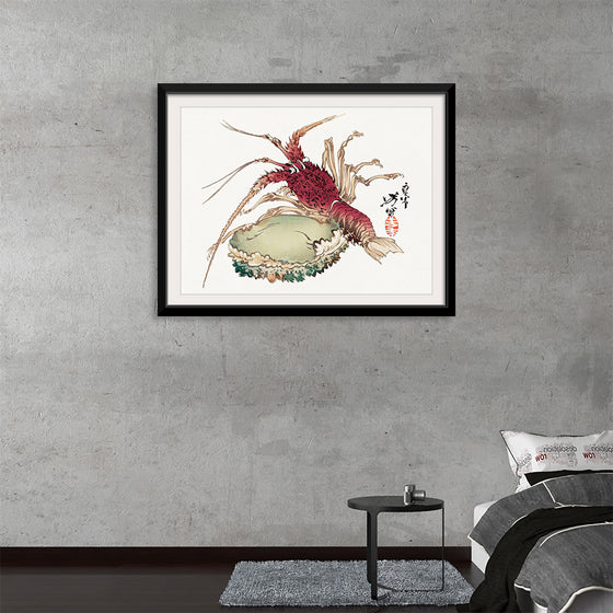 "Lobster and Abalone", Tsukioka Yoshitoshi