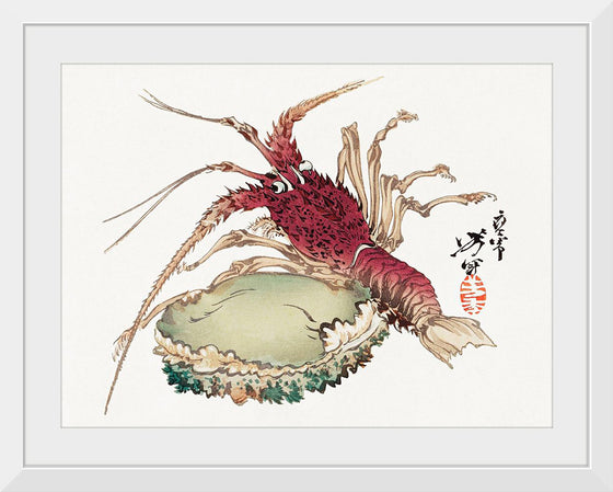 "Lobster and Abalone", Tsukioka Yoshitoshi