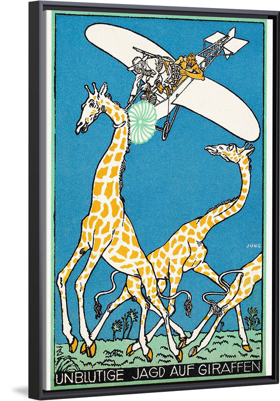 "Bloodless Giraffe Hunt (Unblutige Jagd auf Giraffen)", Moriz Jung