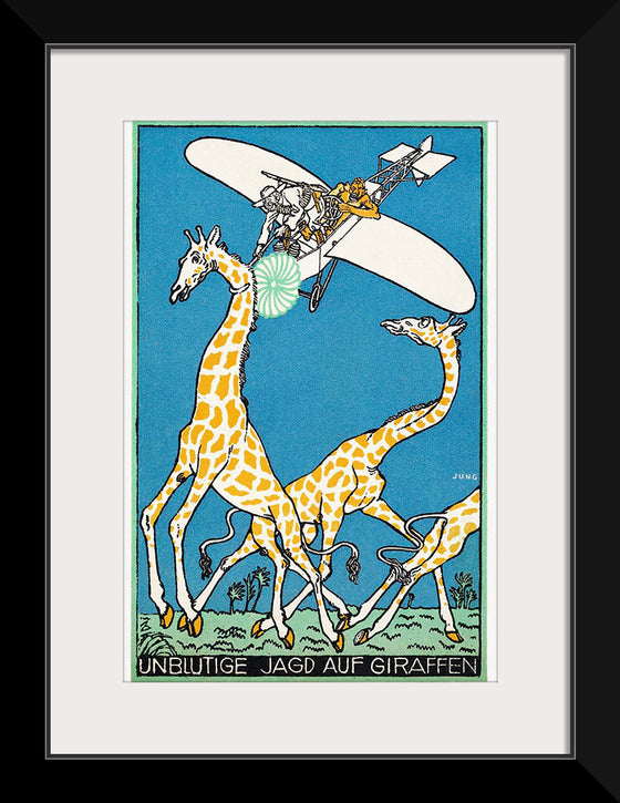 "Bloodless Giraffe Hunt (Unblutige Jagd auf Giraffen)", Moriz Jung