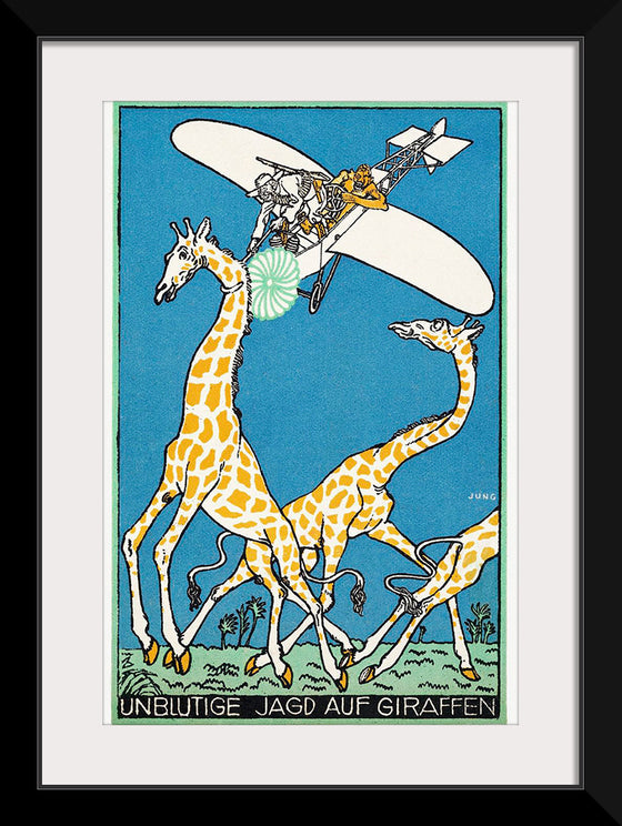 "Bloodless Giraffe Hunt (Unblutige Jagd auf Giraffen)", Moriz Jung