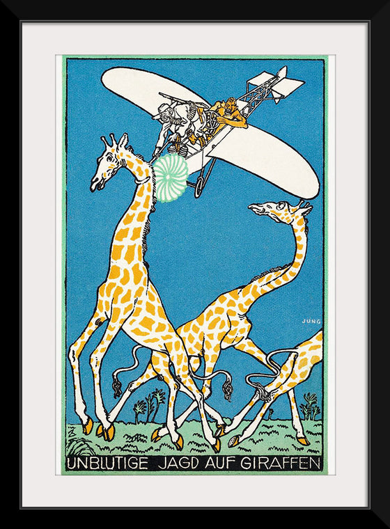 "Bloodless Giraffe Hunt (Unblutige Jagd auf Giraffen)", Moriz Jung