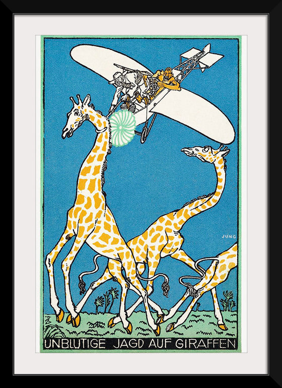 "Bloodless Giraffe Hunt (Unblutige Jagd auf Giraffen)", Moriz Jung