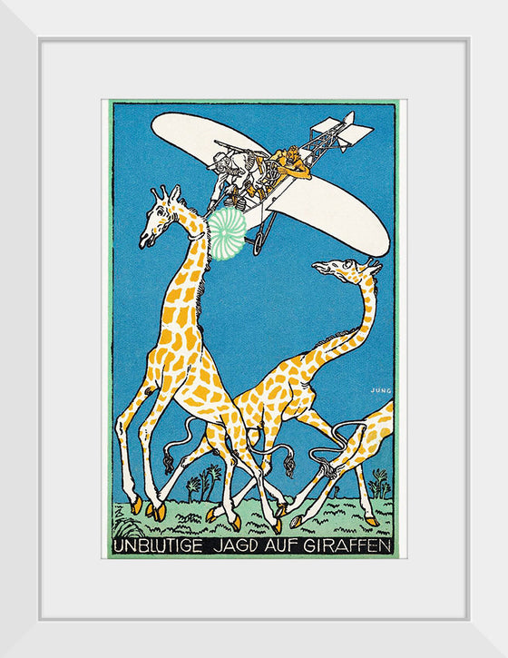 "Bloodless Giraffe Hunt (Unblutige Jagd auf Giraffen)", Moriz Jung