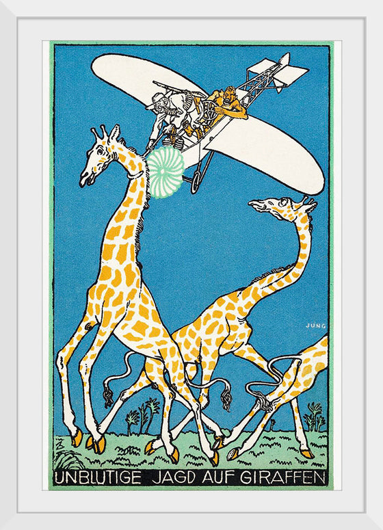 "Bloodless Giraffe Hunt (Unblutige Jagd auf Giraffen)", Moriz Jung