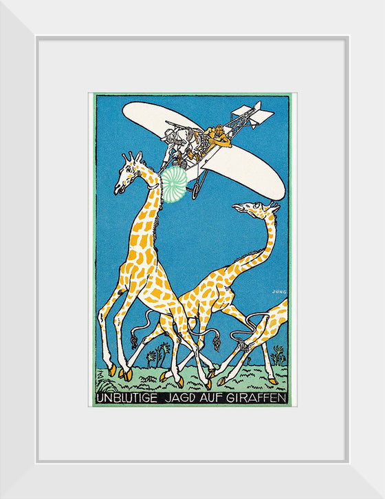 "Bloodless Giraffe Hunt (Unblutige Jagd auf Giraffen)", Moriz Jung