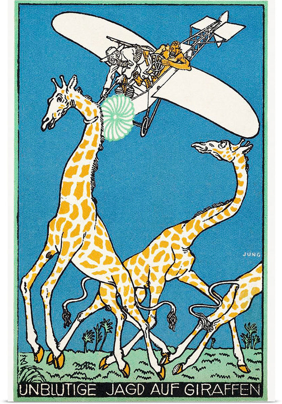 "Bloodless Giraffe Hunt (Unblutige Jagd auf Giraffen)", Moriz Jung