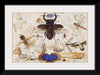 "Insects and the Head of a Wind God", Joris Hoefnagel