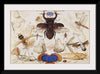 "Insects and the Head of a Wind God", Joris Hoefnagel