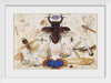 "Insects and the Head of a Wind God", Joris Hoefnagel