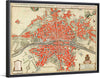 "Plattegrond van Parijs (ca. 1721–1774)", Guillaume Delisle