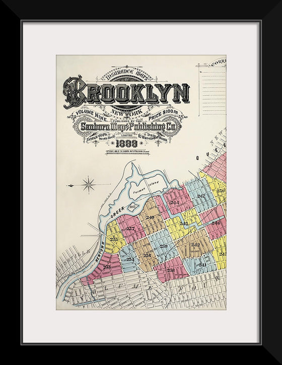 "Sanborn Fire Insurance Map from Brooklyn, Kings County, New York (1888)", Sanborn Map Company