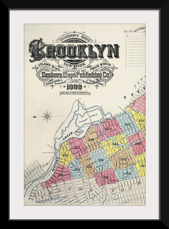 "Sanborn Fire Insurance Map from Brooklyn, Kings County, New York (1888)", Sanborn Map Company