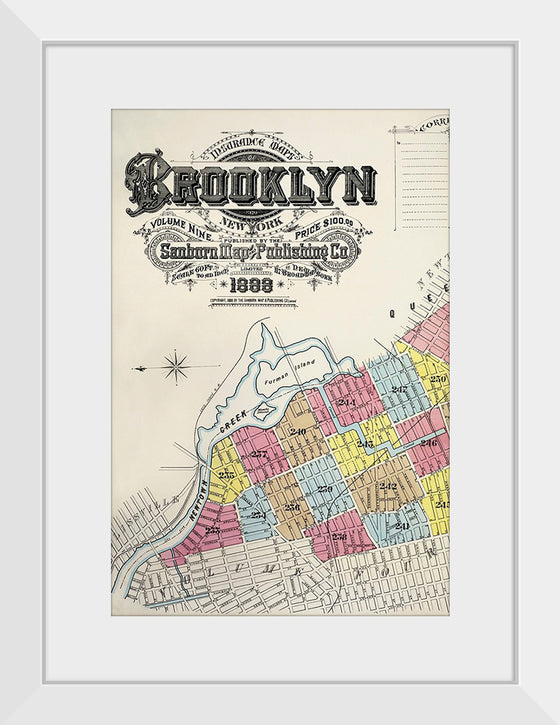 "Sanborn Fire Insurance Map from Brooklyn, Kings County, New York (1888)", Sanborn Map Company