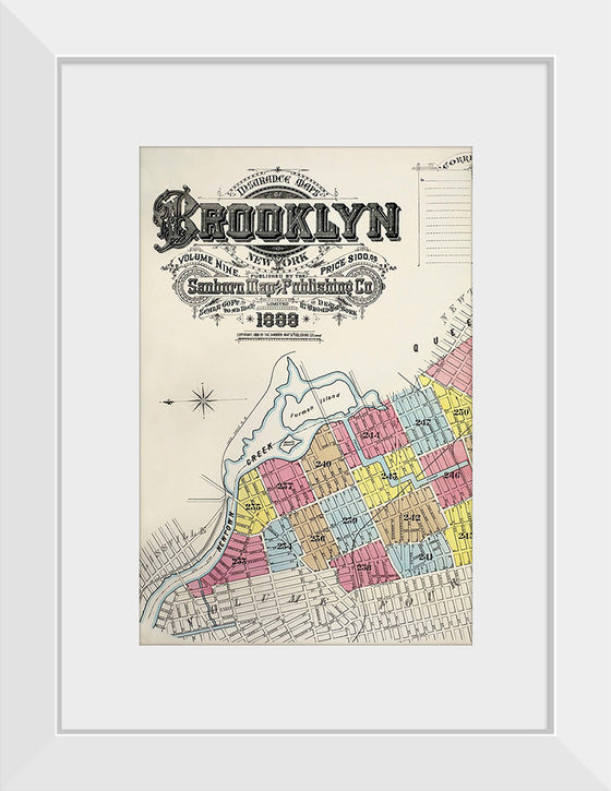 "Sanborn Fire Insurance Map from Brooklyn, Kings County, New York (1888)", Sanborn Map Company