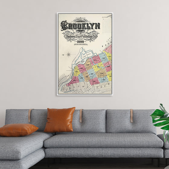 "Sanborn Fire Insurance Map from Brooklyn, Kings County, New York (1888)", Sanborn Map Company