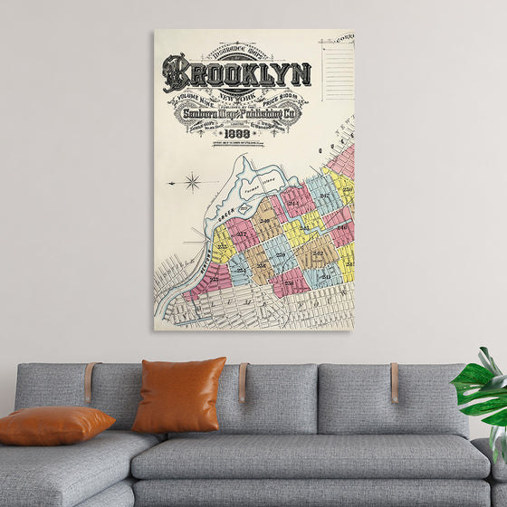 "Sanborn Fire Insurance Map from Brooklyn, Kings County, New York (1888)", Sanborn Map Company