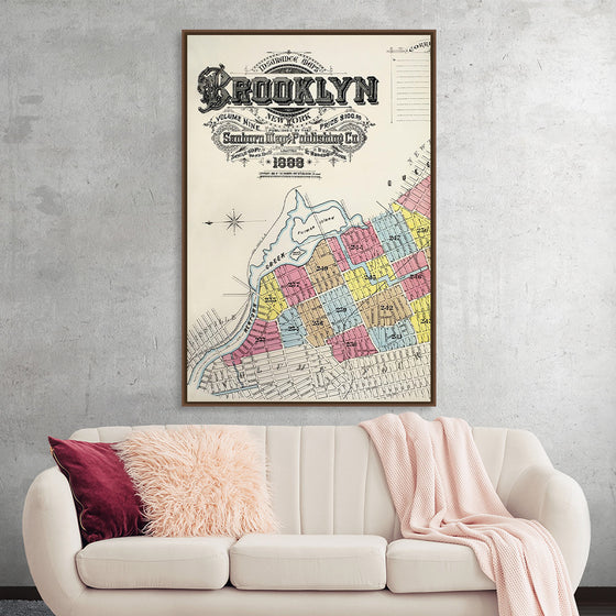 "Sanborn Fire Insurance Map from Brooklyn, Kings County, New York (1888)", Sanborn Map Company