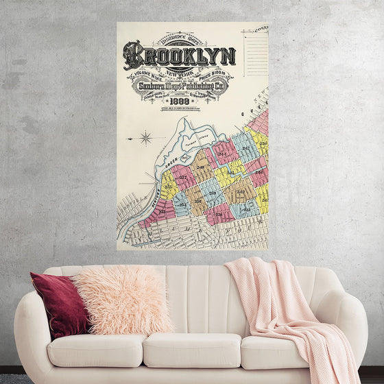 "Sanborn Fire Insurance Map from Brooklyn, Kings County, New York (1888)", Sanborn Map Company