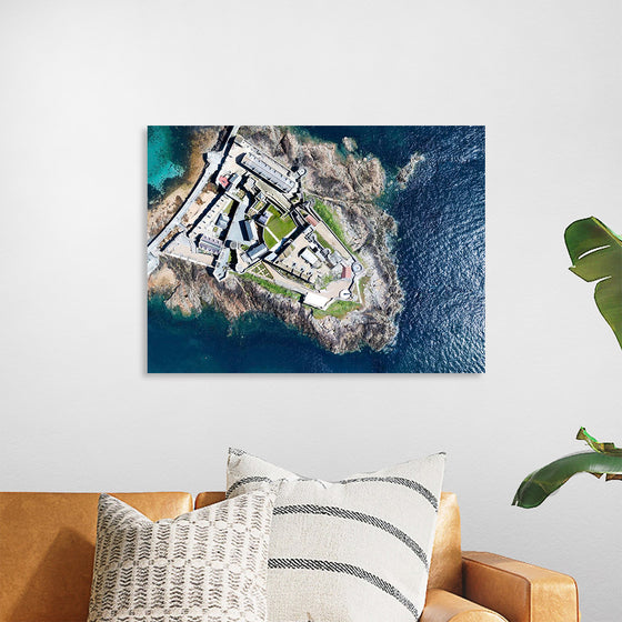 "Castle Cornet in Guernsey from above"