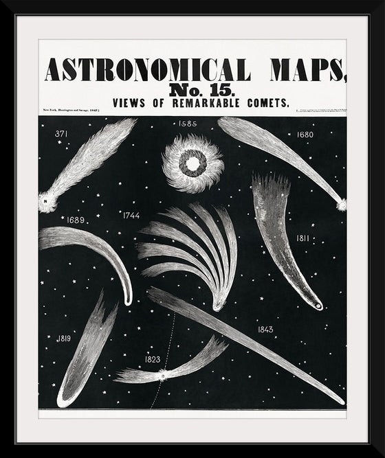 "Astronomical Maps, No. 15 (1846)"