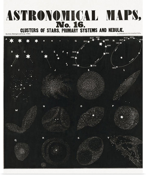 "Astronomical Maps, No. 16 (1846)"