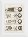 "Four Diagrams of Solar Eclipses (1711)", Johannes Buno