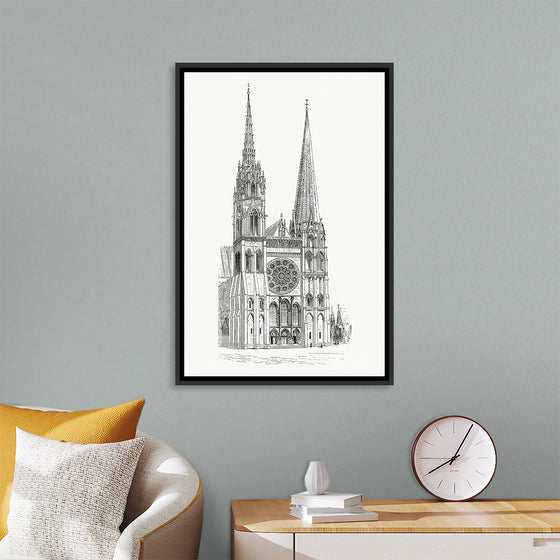 "Cathedral of Chartres (1862): A Timeless Treasure"