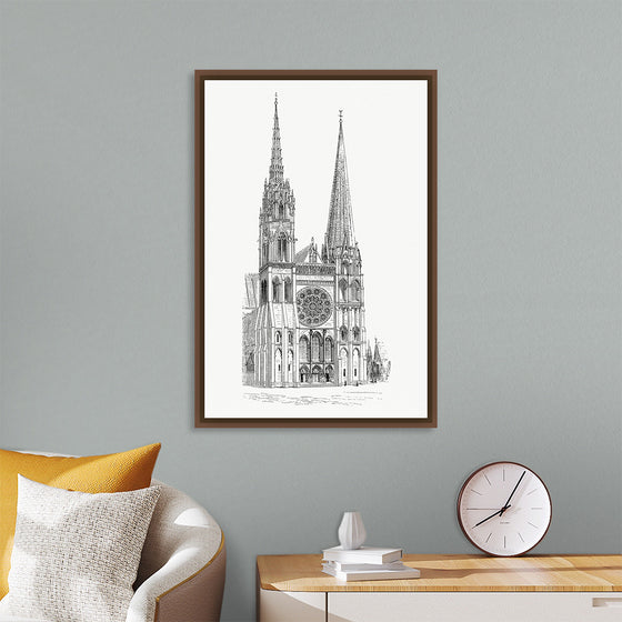 "Cathedral of Chartres (1862): A Timeless Treasure"