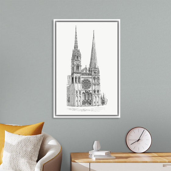 "Cathedral of Chartres (1862): A Timeless Treasure"