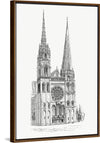 "Cathedral of Chartres (1862): A Timeless Treasure"