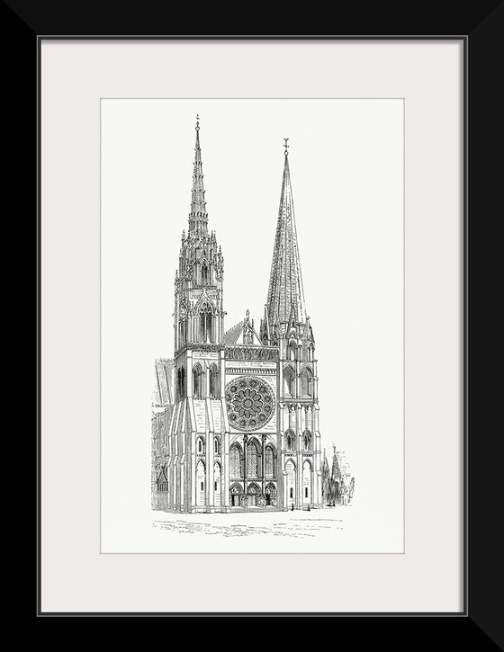 "Cathedral of Chartres (1862): A Timeless Treasure"