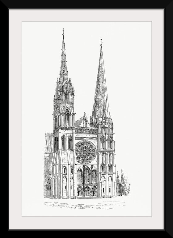 "Cathedral of Chartres (1862): A Timeless Treasure"