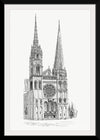 "Cathedral of Chartres (1862): A Timeless Treasure"